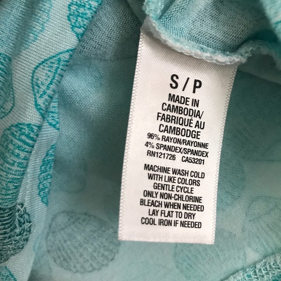 AEROPOSTALE blue shell short top - Picture 4 of 5